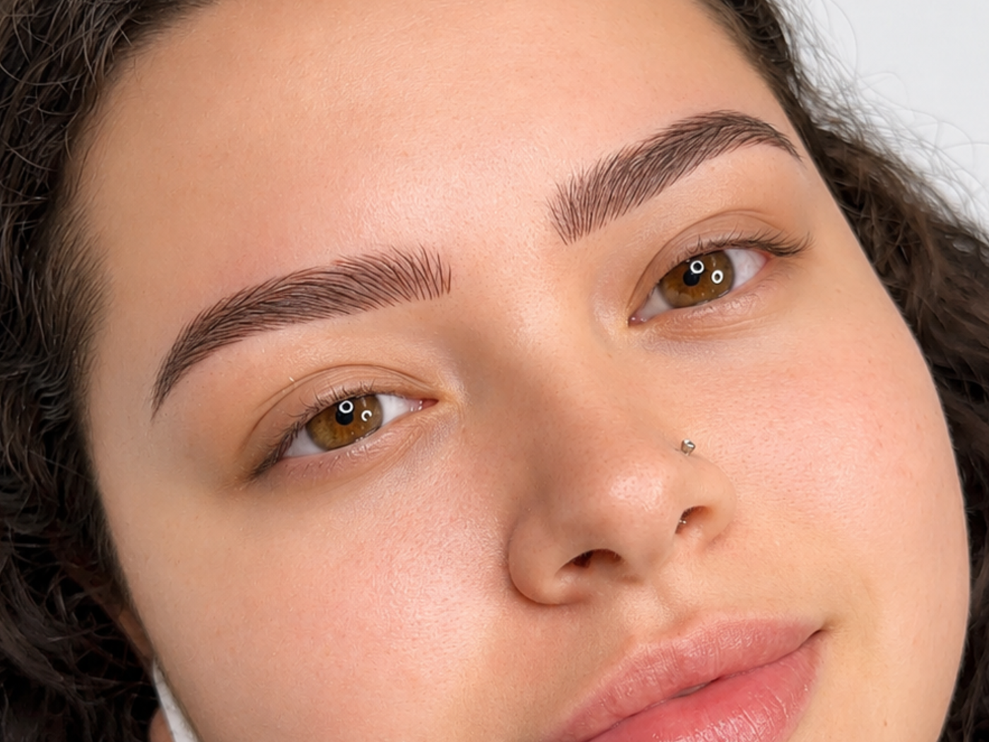 Microblading hairstroke brows in Orlando